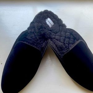 Birdies Phoebe faux fur slipper Size 8